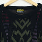 Vintage Black Pattern Sweater