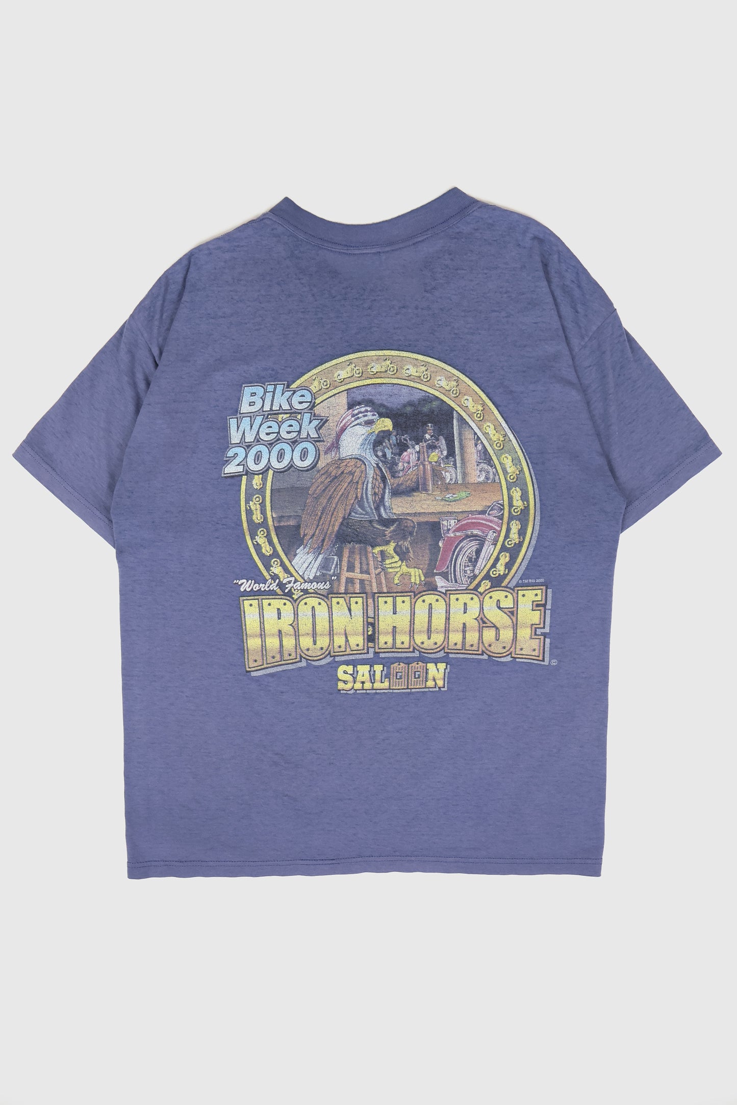 Vintage 2000 Bike Week Iron Horse Saloon Tee