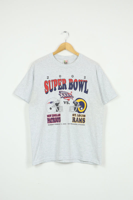 Vintage 2002 Super Bowl XXXVI Tee