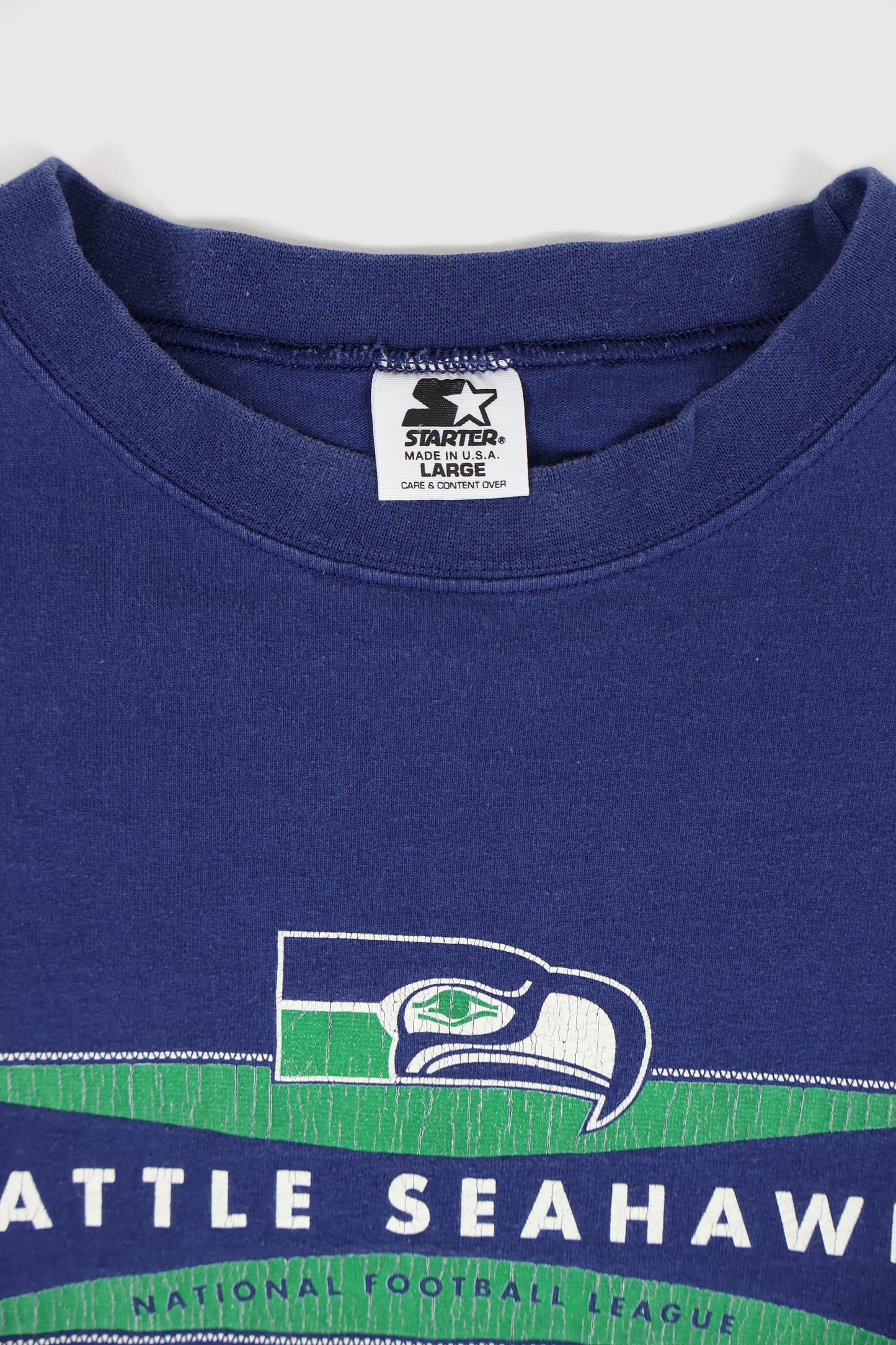 Vintage Seattle Seahawks Long Sleeve Tee Image 3