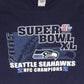 Vintage Seattle Seahawks 2005 NFC Champions Long Sleeve Tee Image 1