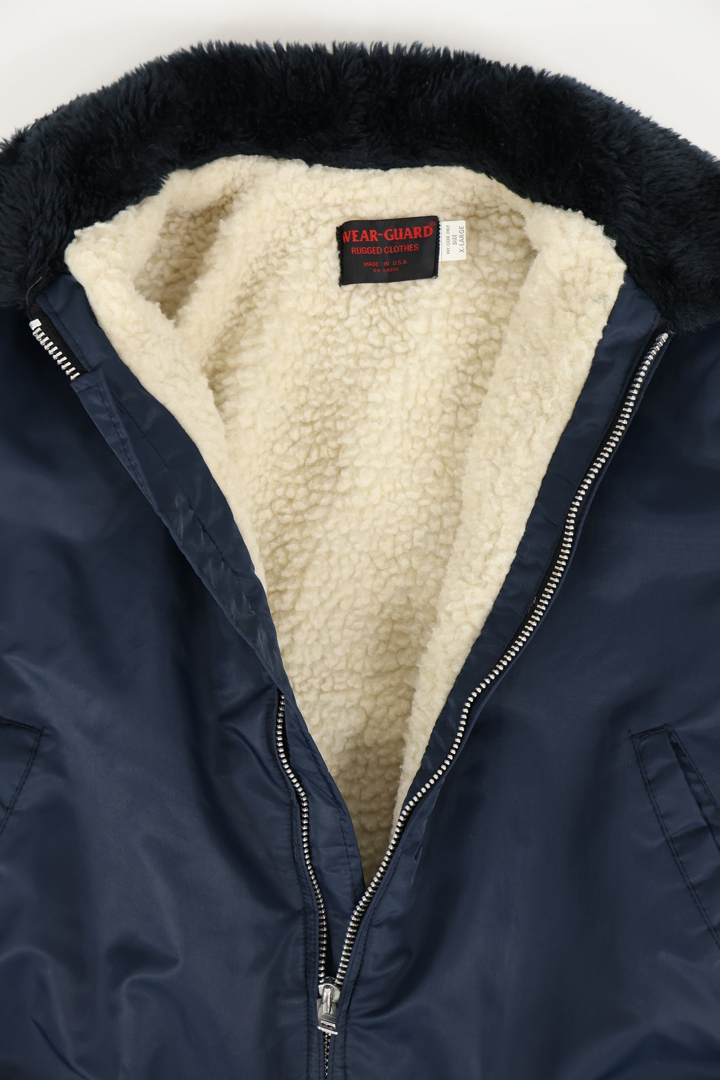 Vintage Sherpa Lined Full Zip Jacket Image 3