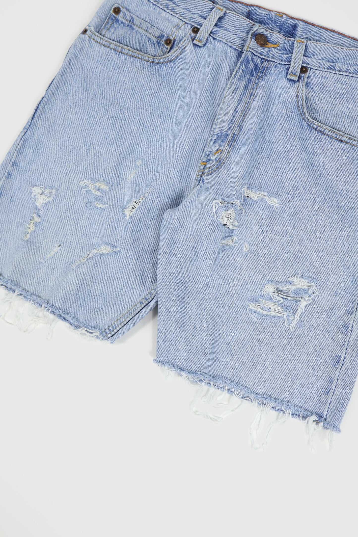 Vintage Distressed Denim Cuttoff Shorts