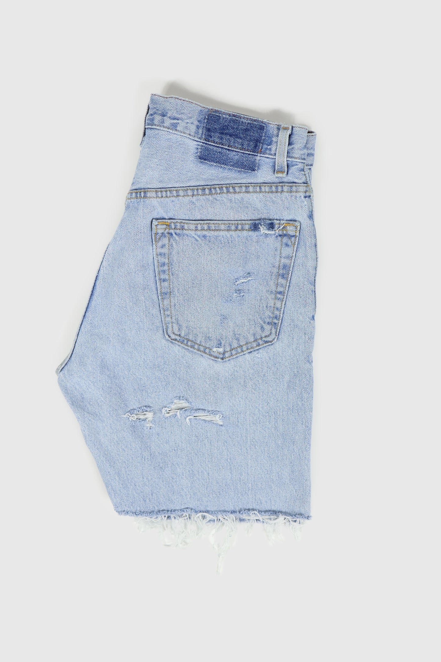 Vintage Distressed Denim Cuttoff Shorts