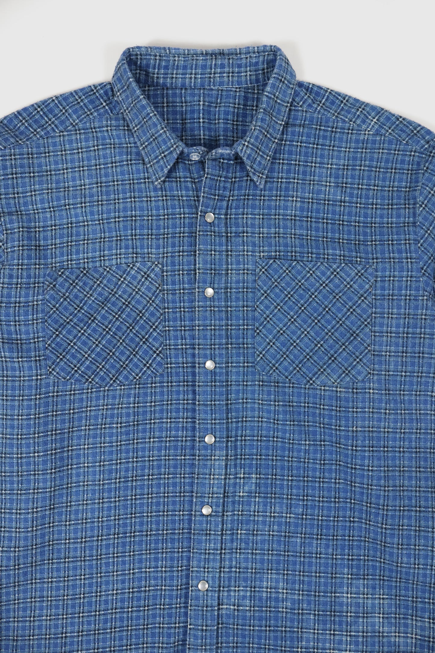 Vintage Flannel Snap Button Shirt Image 1