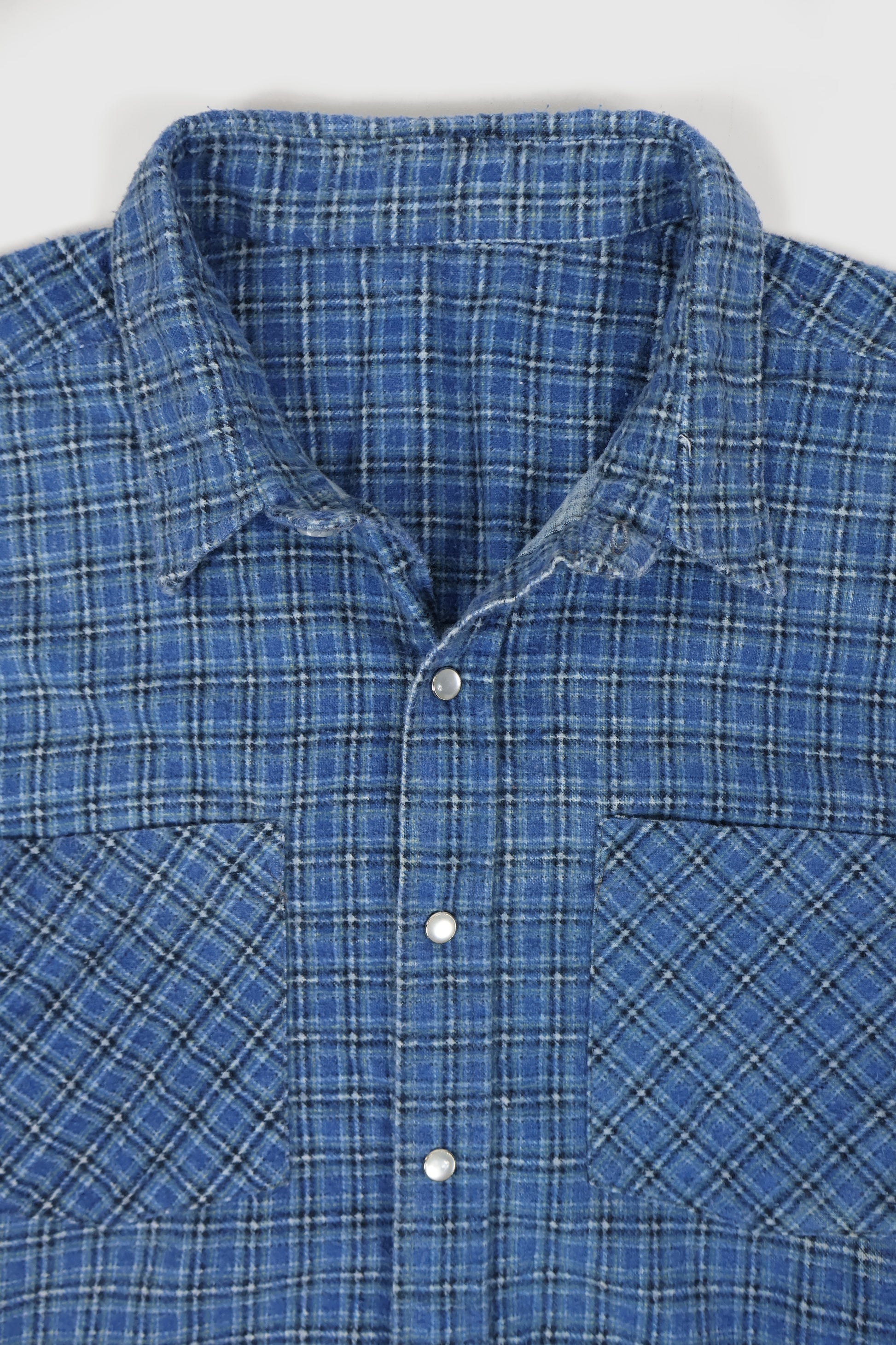 Vintage Flannel Snap Button Shirt Image 2