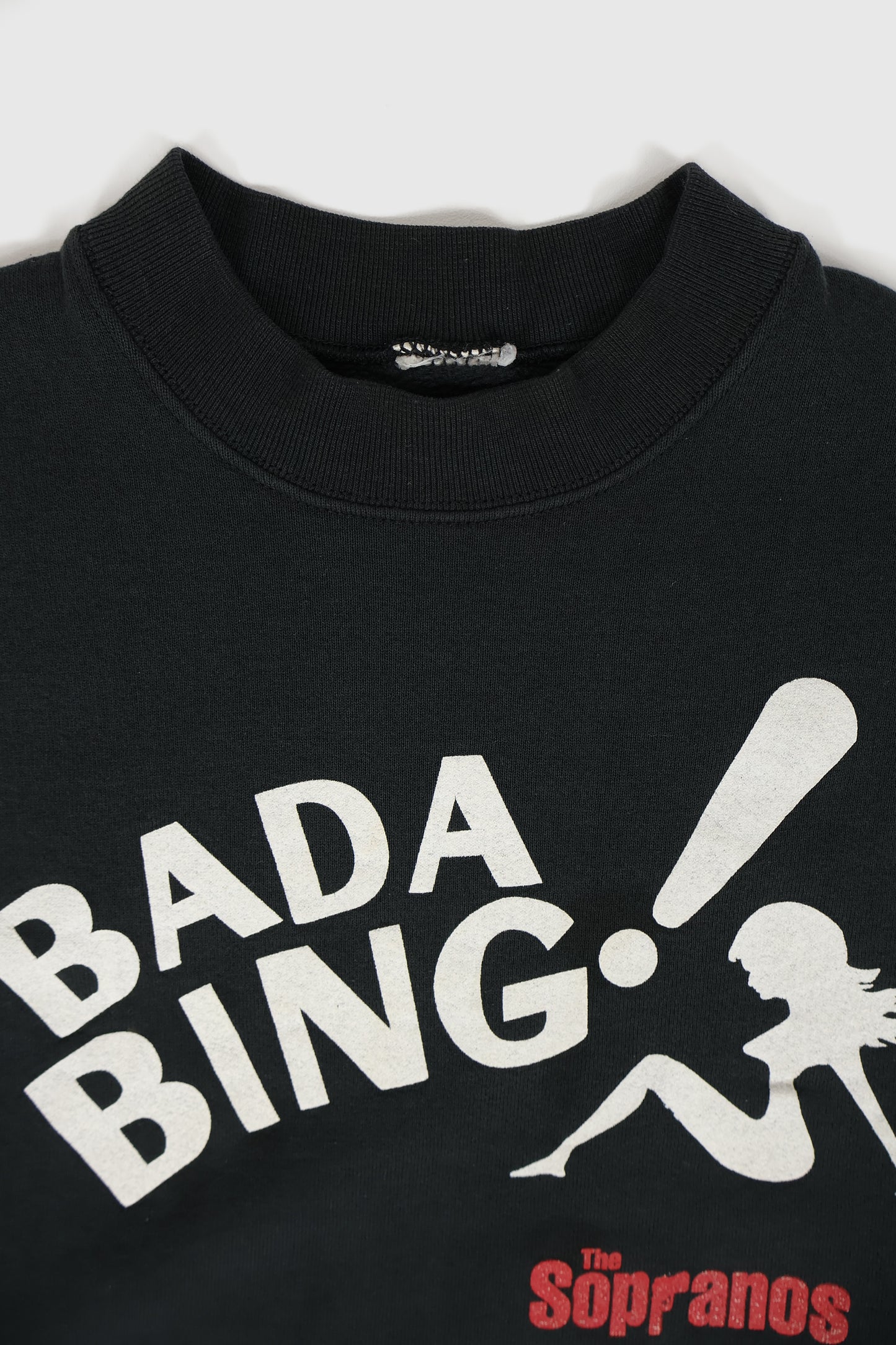 Vintage Distressed The Sopranos Bada Bing Crewneck Image 2