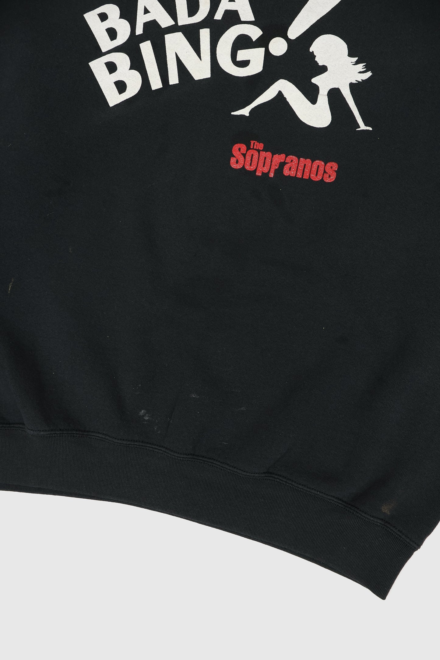 Vintage Distressed The Sopranos Bada Bing Crewneck Image 3