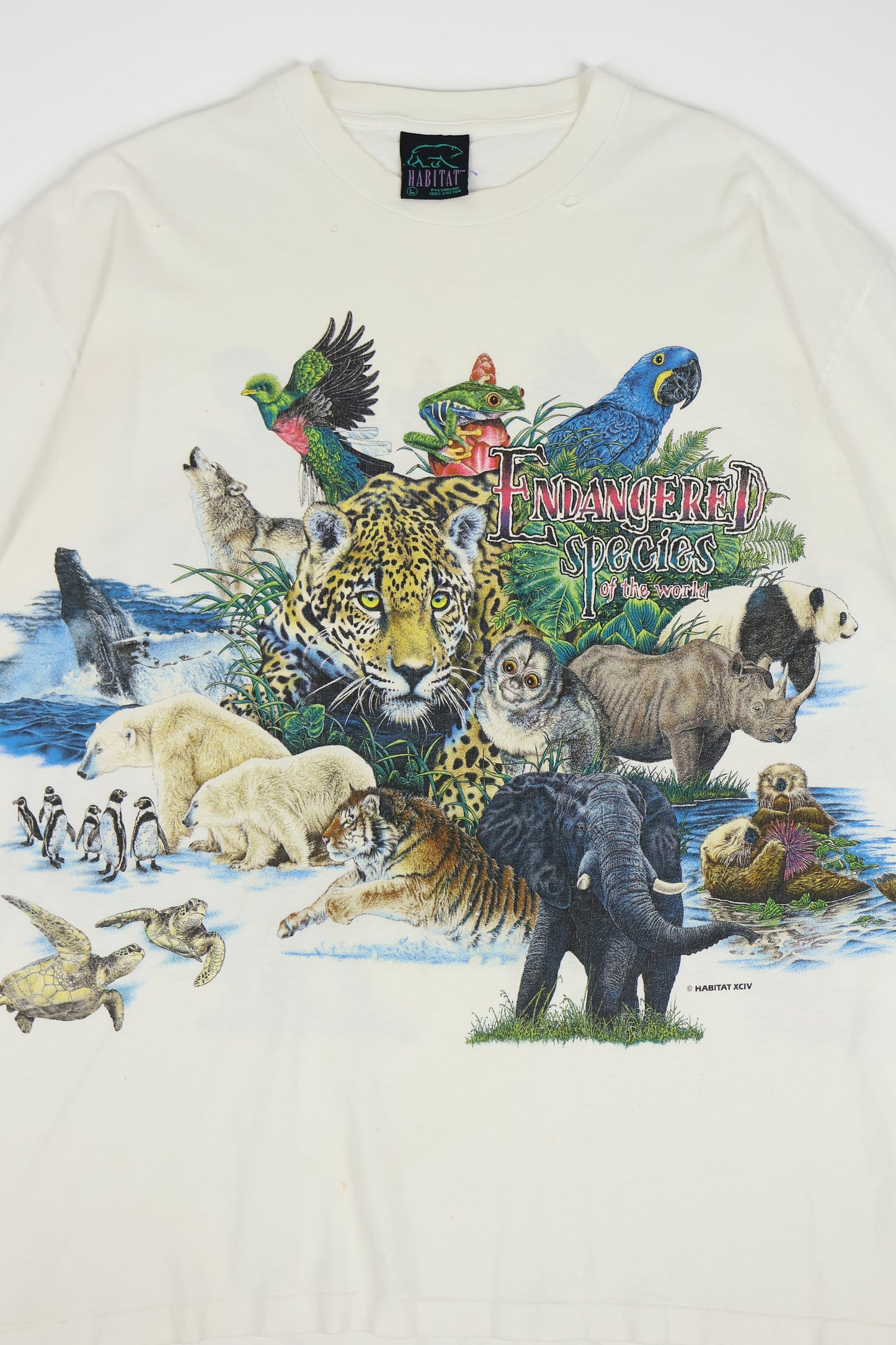 Vintage Endangered Species of the World Tee