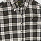Vintage Brown Plaid Flannel Button-Down Shirt Image 1