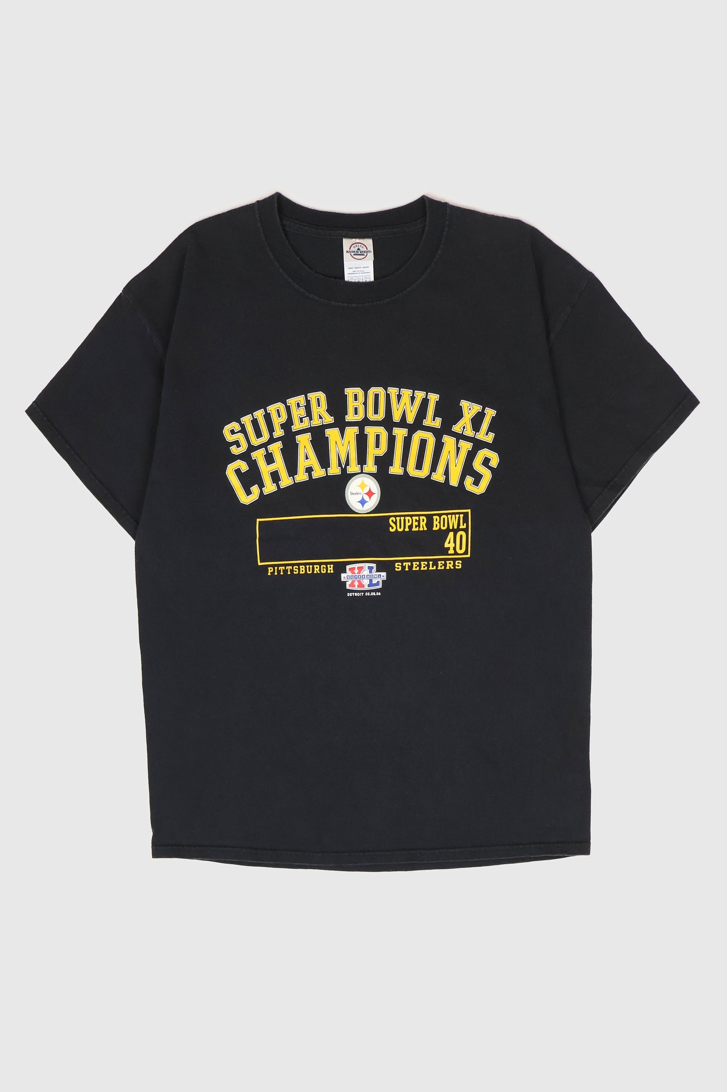 Vintage Pittsburgh Steelers Super Bowl XL Champions Tee Image 0