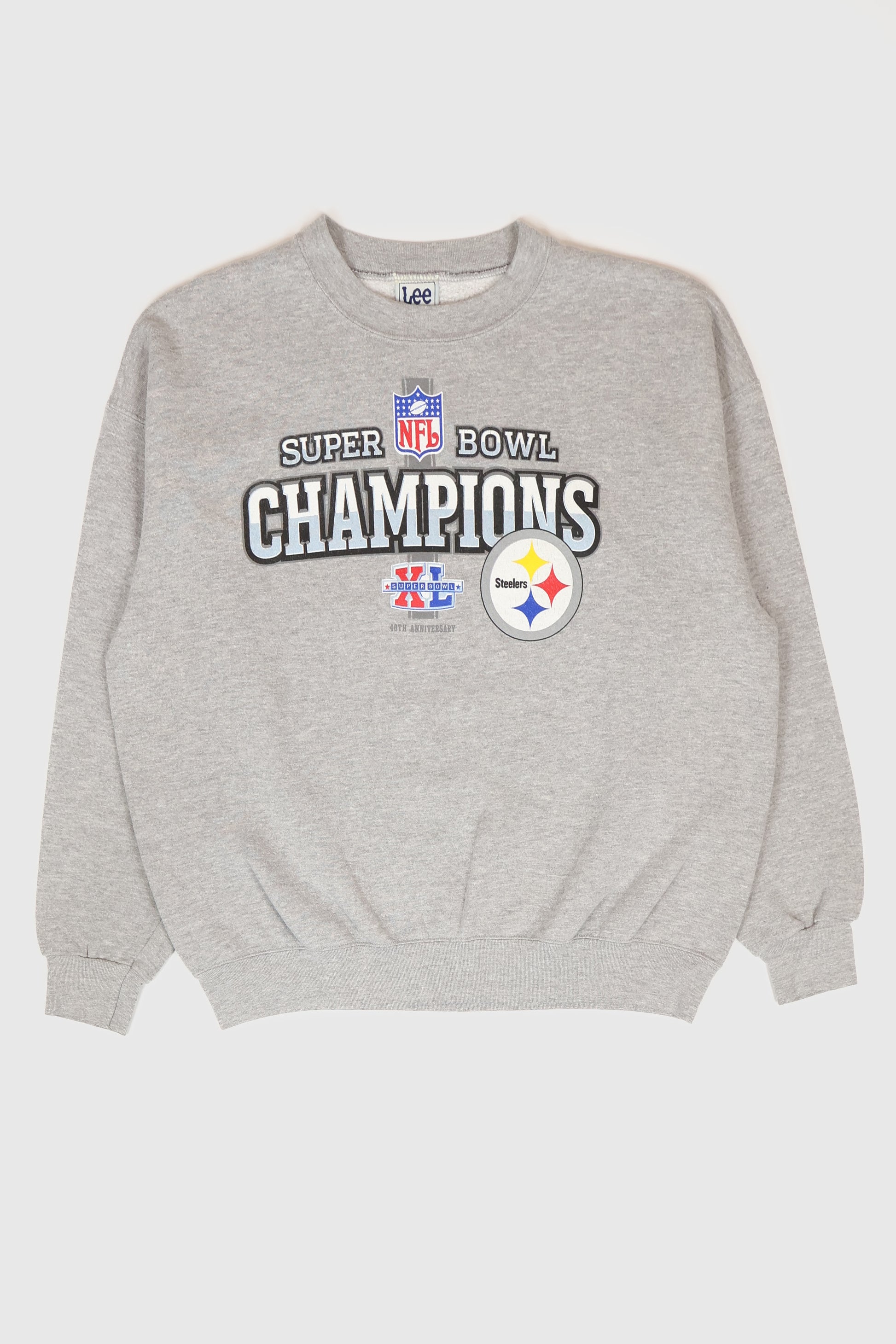 Vintage Pittsburgh Steelers Super Bowl XL Champions Crewneck Image 0