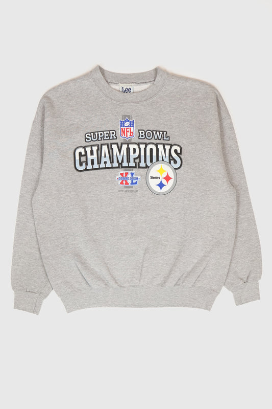 Vintage Pittsburgh Steelers Super Bowl XL Champions Crewneck Image 0