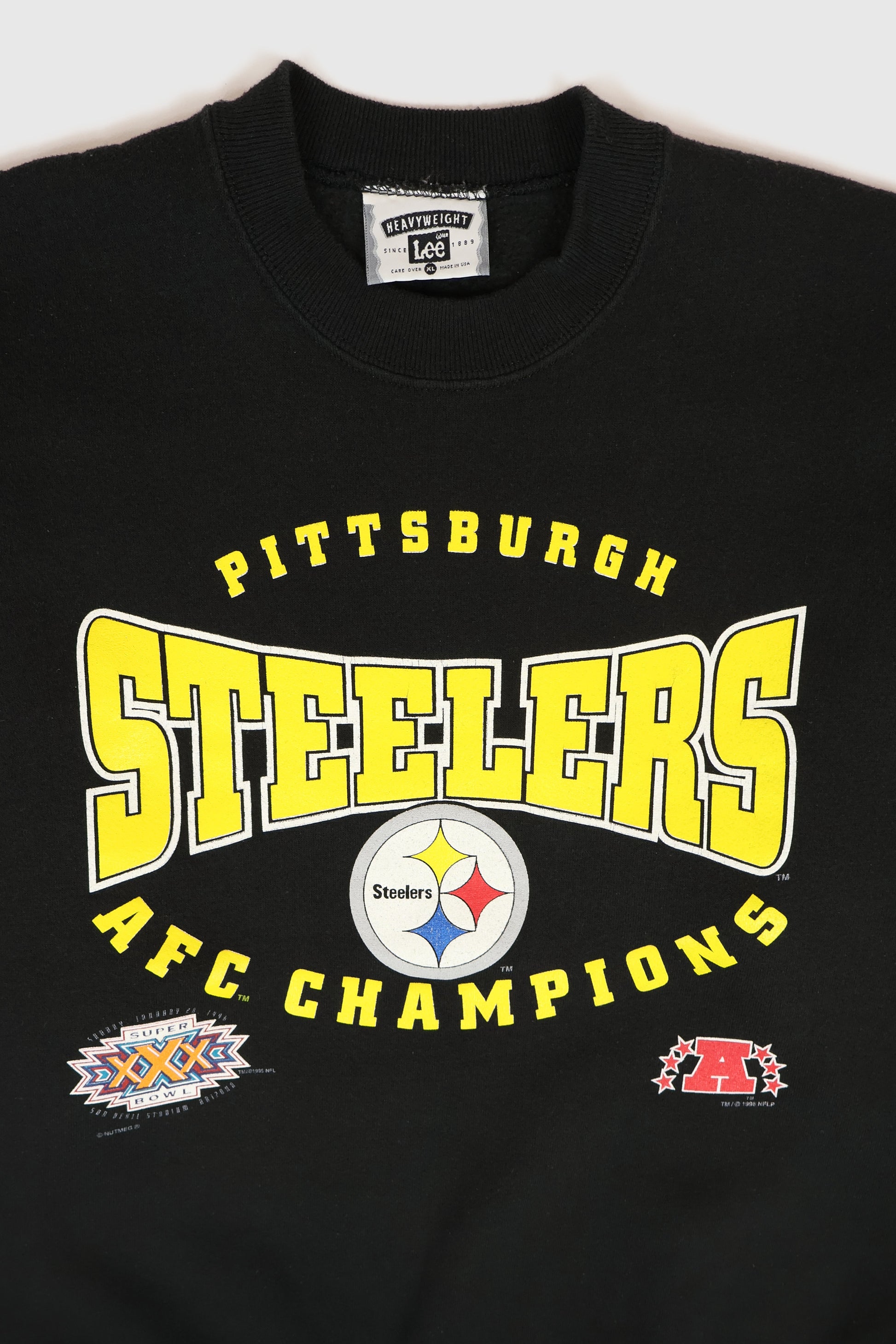 Vintage Pittsburgh Steelers AFC Champions Crewneck Image 1