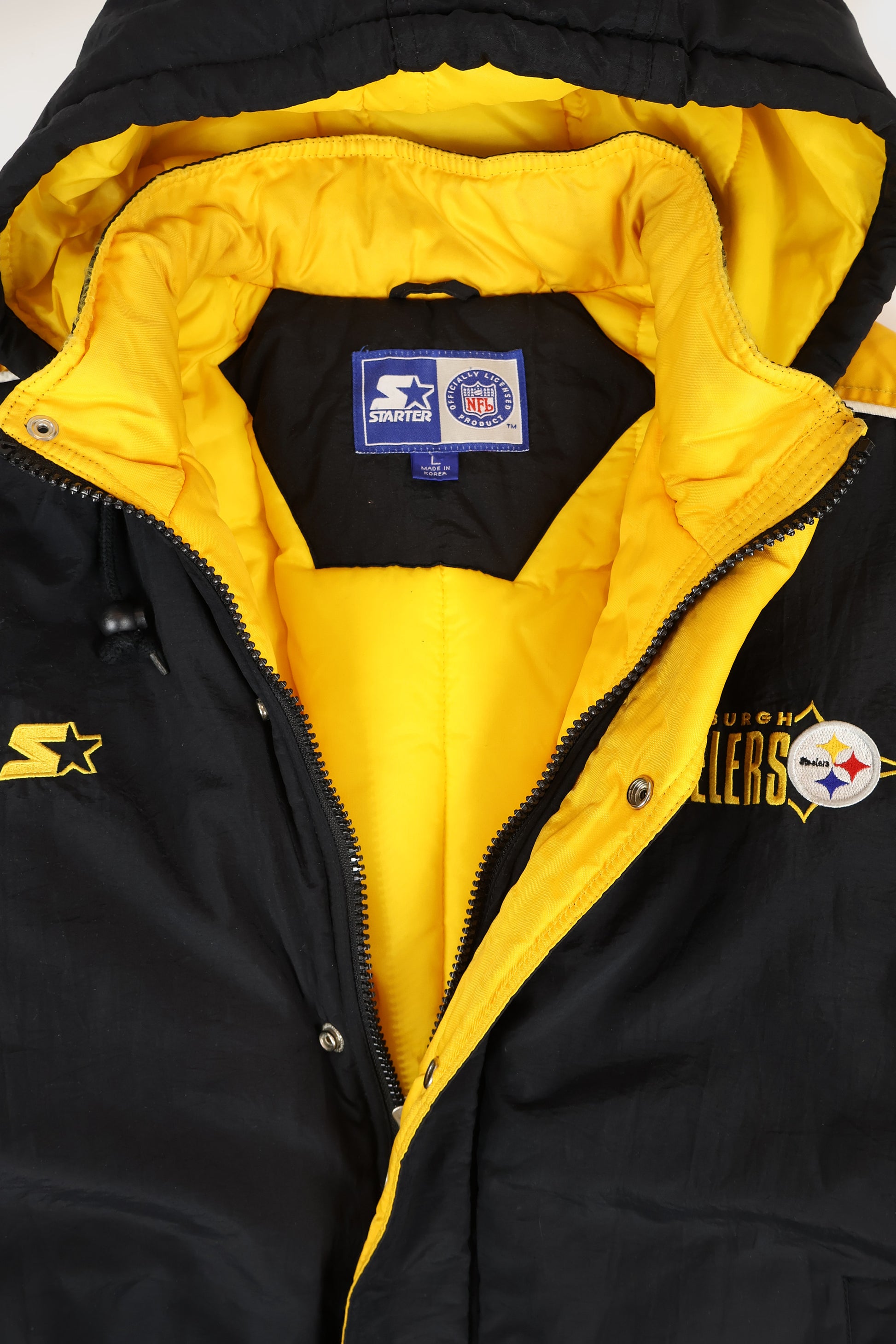 Vintage Pittsburgh Steelers Starter Jacket Image 3