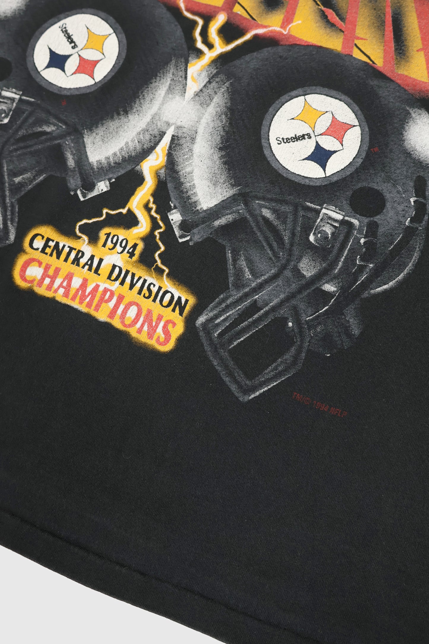 Vintage Pittsburgh Steelers 1994 Central Division Champions Tee Image 3