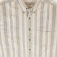 Vintage Striped Flannel Button-Down Shirt Image 1