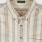 Vintage Striped Flannel Button-Down Shirt Image 2