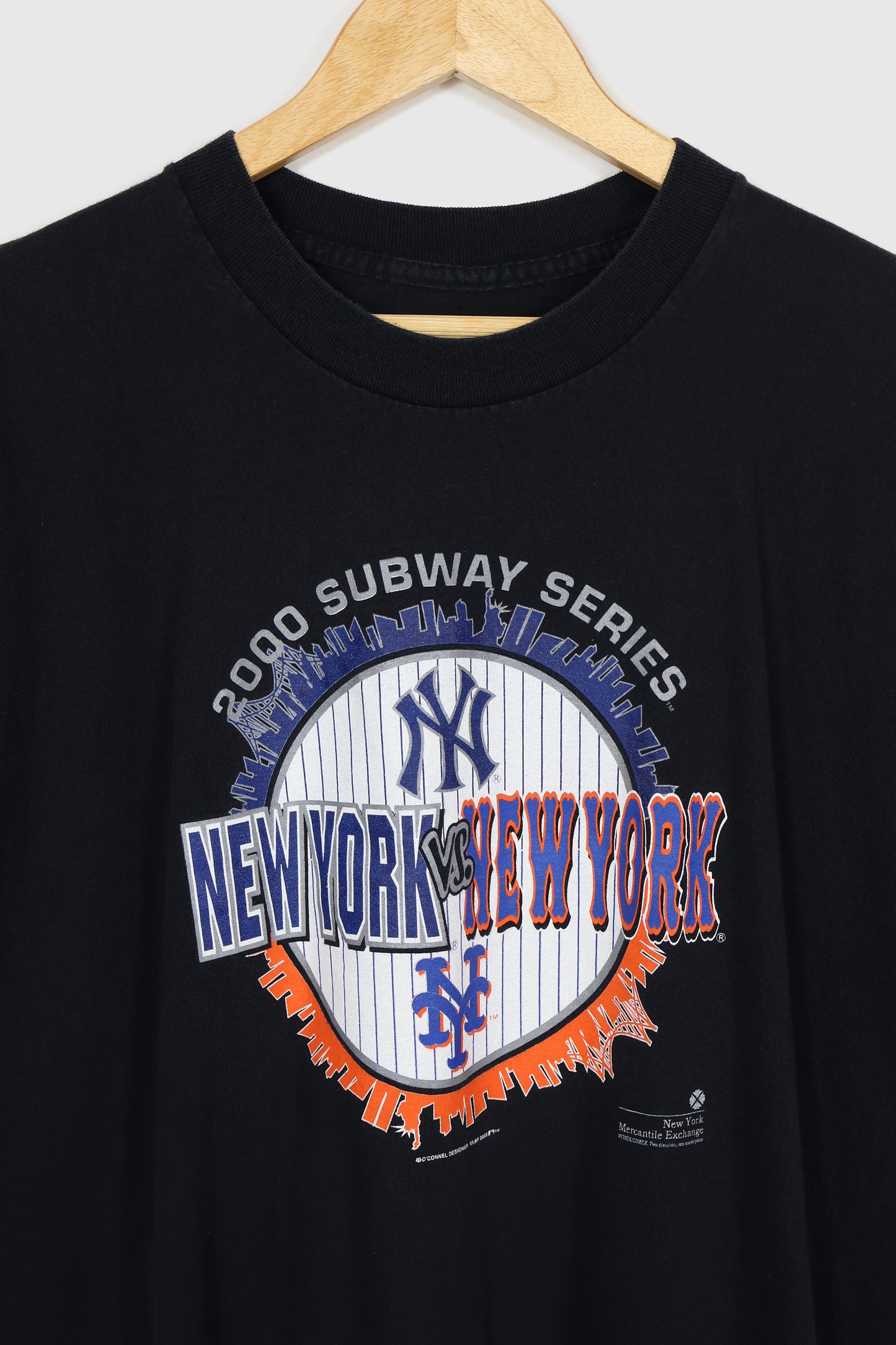 Vintage 2000 Mets vs Yankees Subway Series Tee