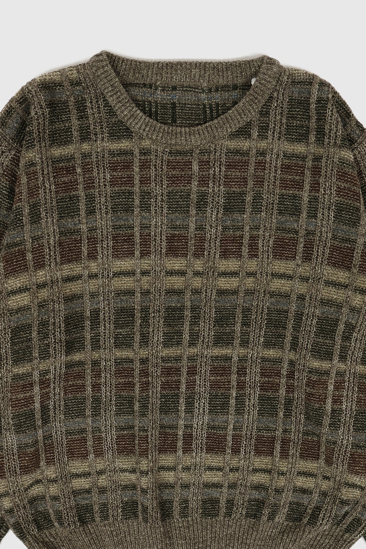 Vintage Plaid Sweater