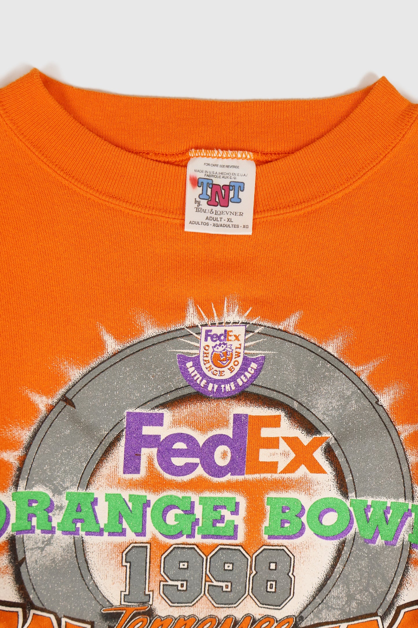 Vintage Tennessee Volunteers 1998 Orange Bowl Crewneck Image 2