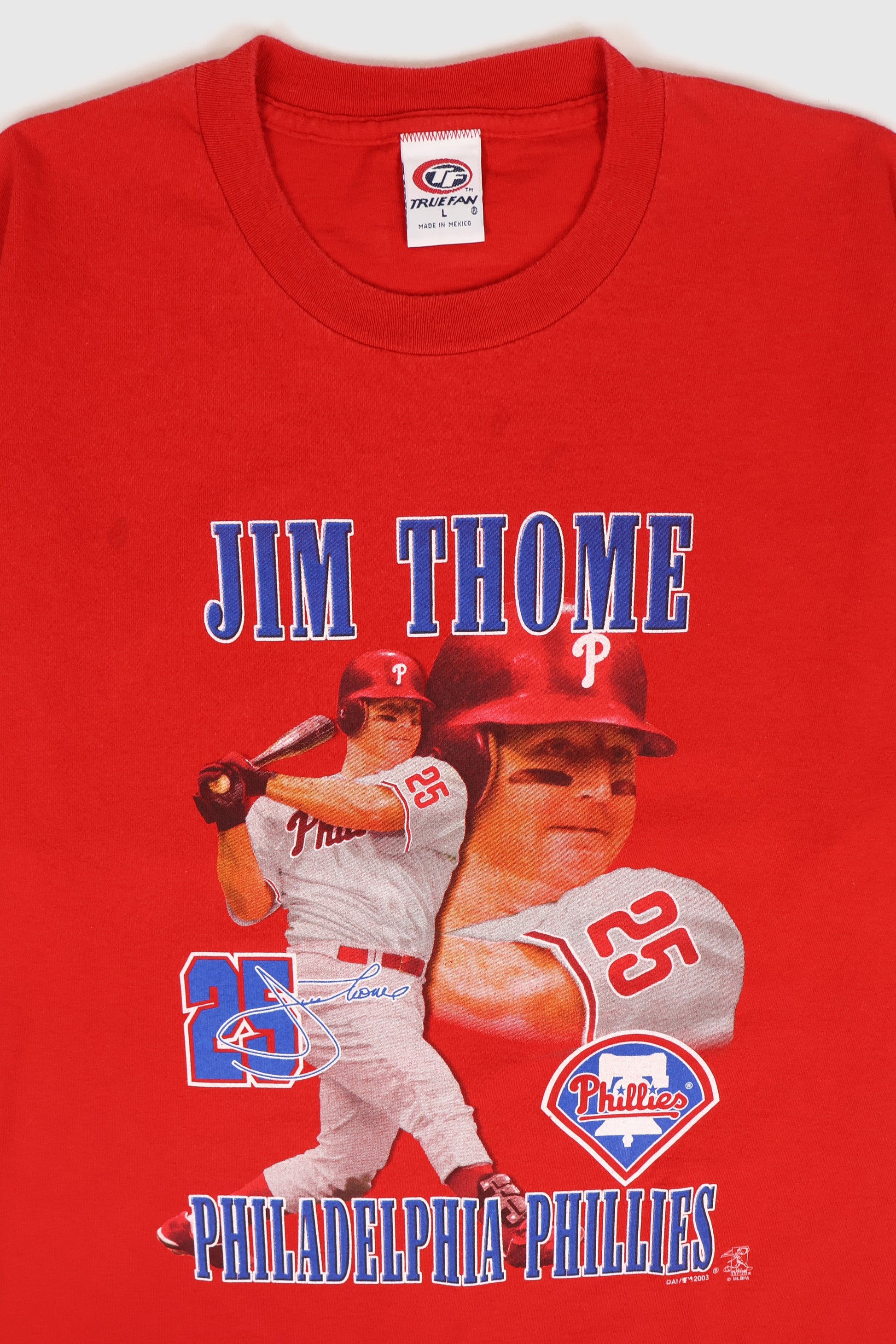 Vintage Jim Thome Philadelphia Phillies Tee Image 1