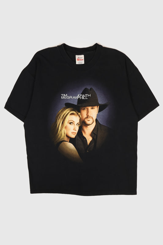 Vintage Tim Mcgraw and Faith Hill Soul 2 Soul Tour 2000 Tee Image 0