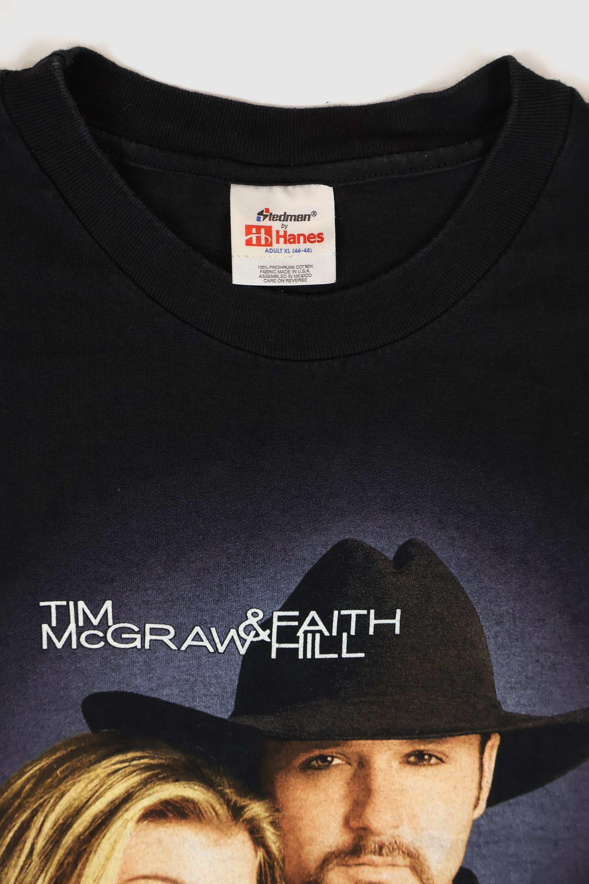 Vintage Tim Mcgraw and Faith Hill Soul 2 Soul Tour 2000 Tee Image 3