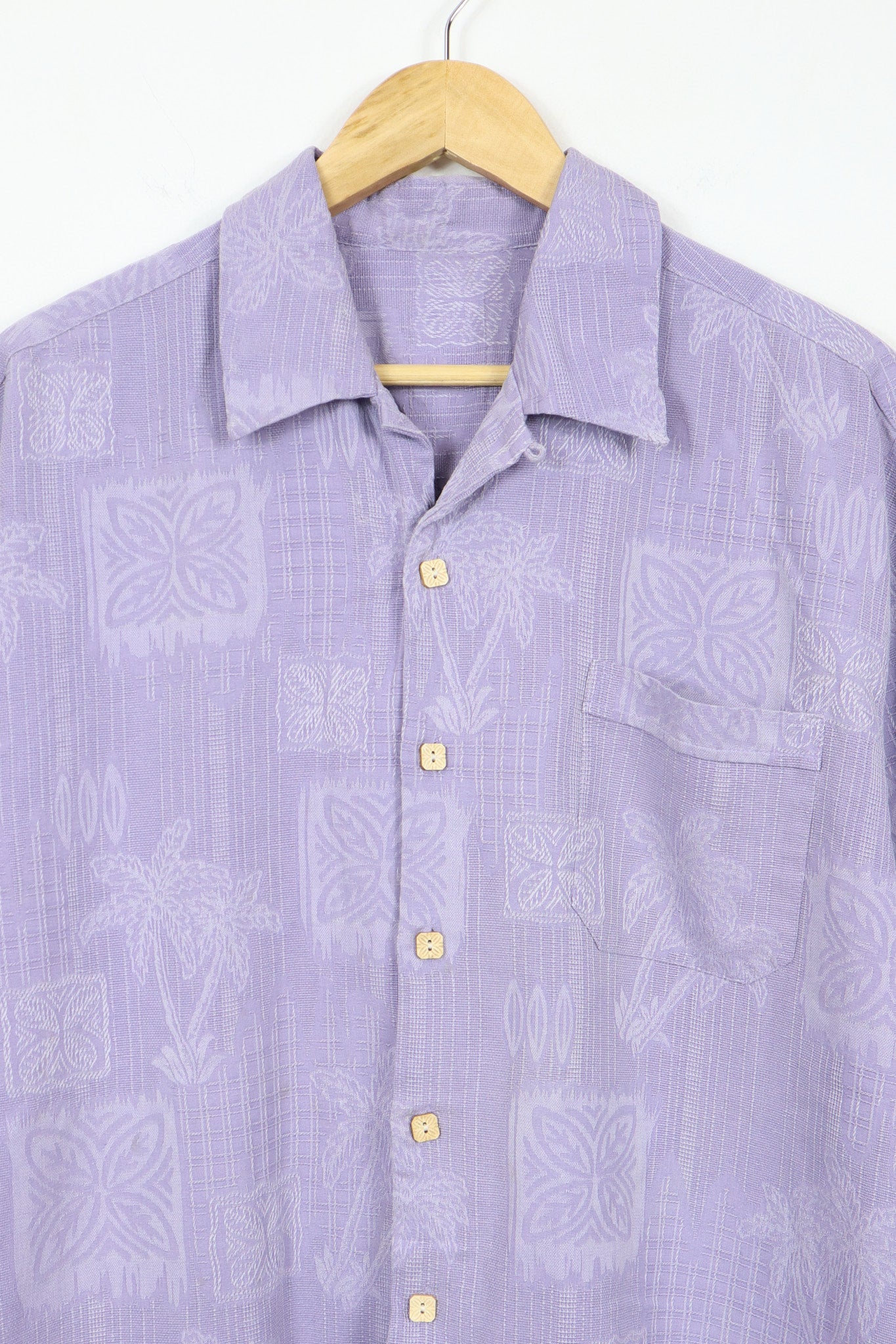Vintage Tropical Button-Down Shirt 11