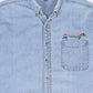 Vintage Embroidered Pepsi Co. Button-Down Shirt Image 1