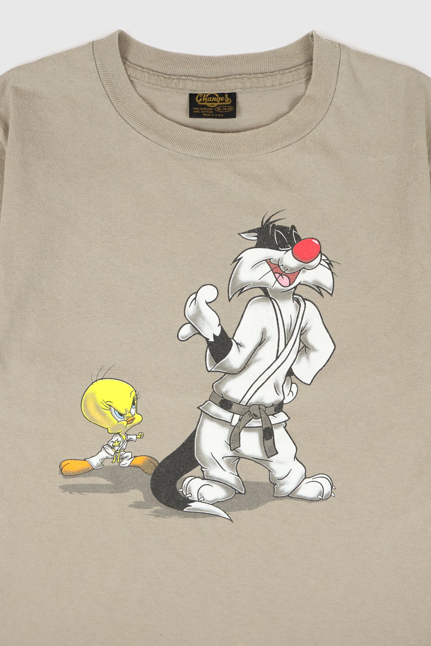 Vintage Tweety & Sylvester Karate Tee Image 2