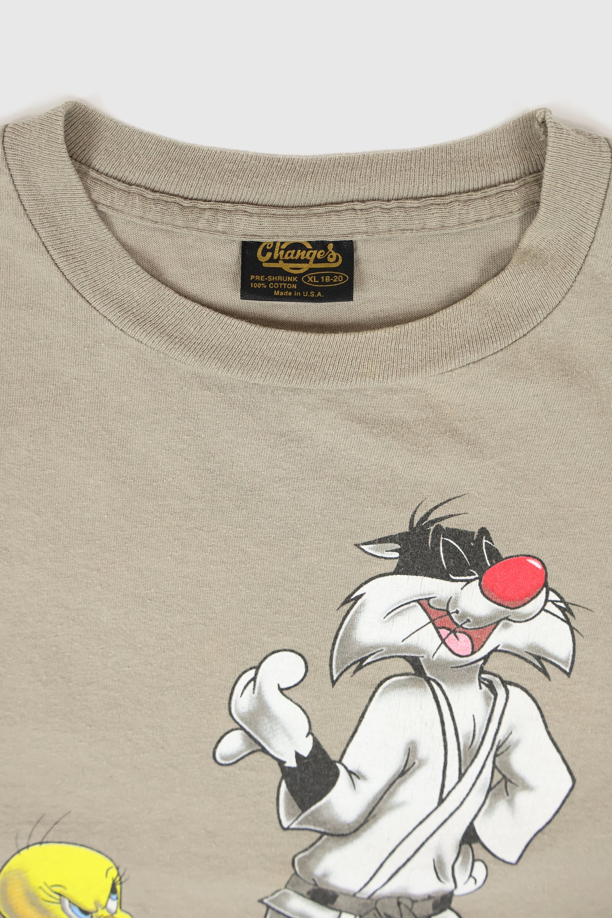 Vintage Tweety & Sylvester Karate Tee Image 3