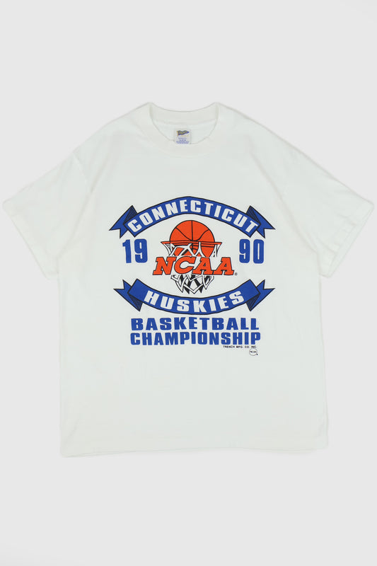 Vintage UCONN 1990 Baskteball Championship Tee