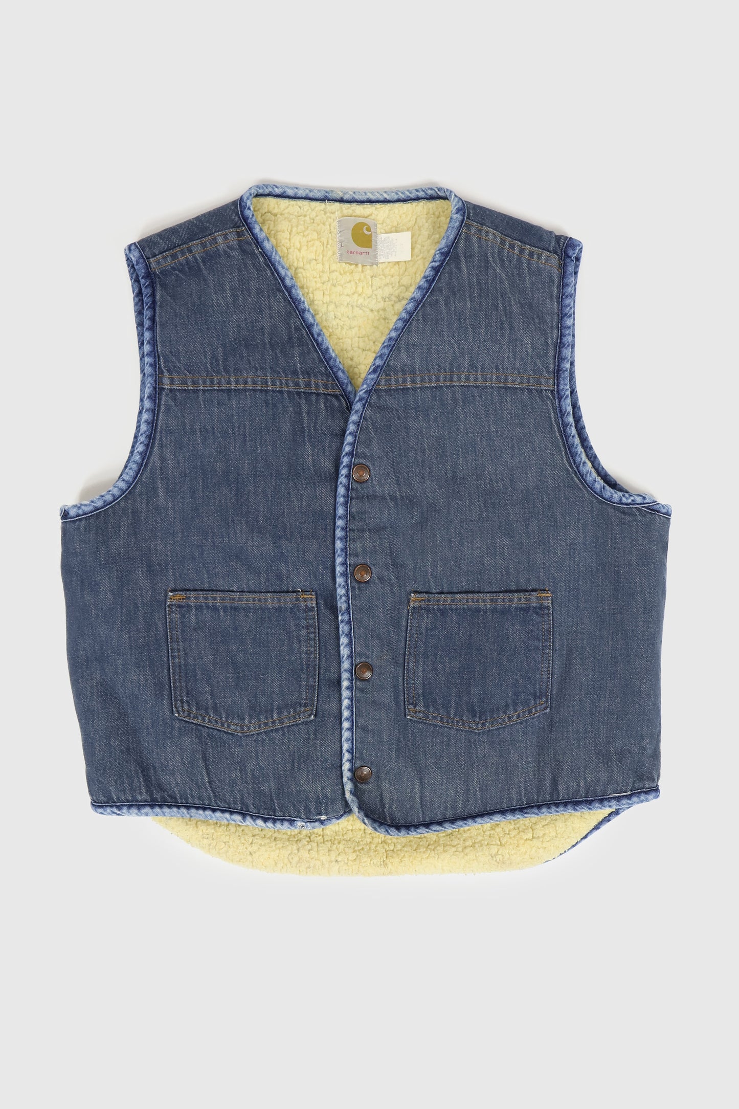 Vintage Carhartt Sherpa Lined Vest Image 0