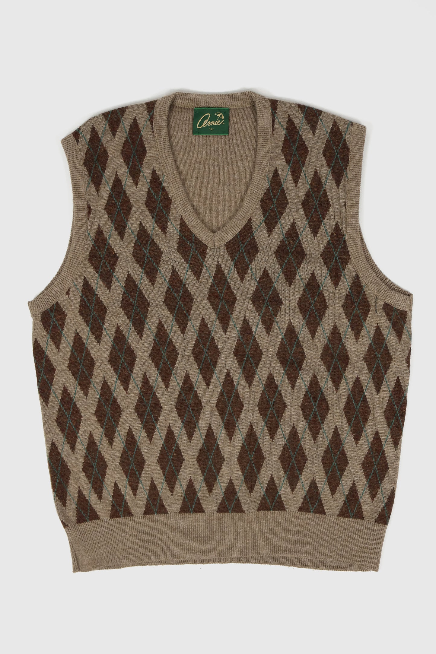 Vintage Argyle Sweater Vest