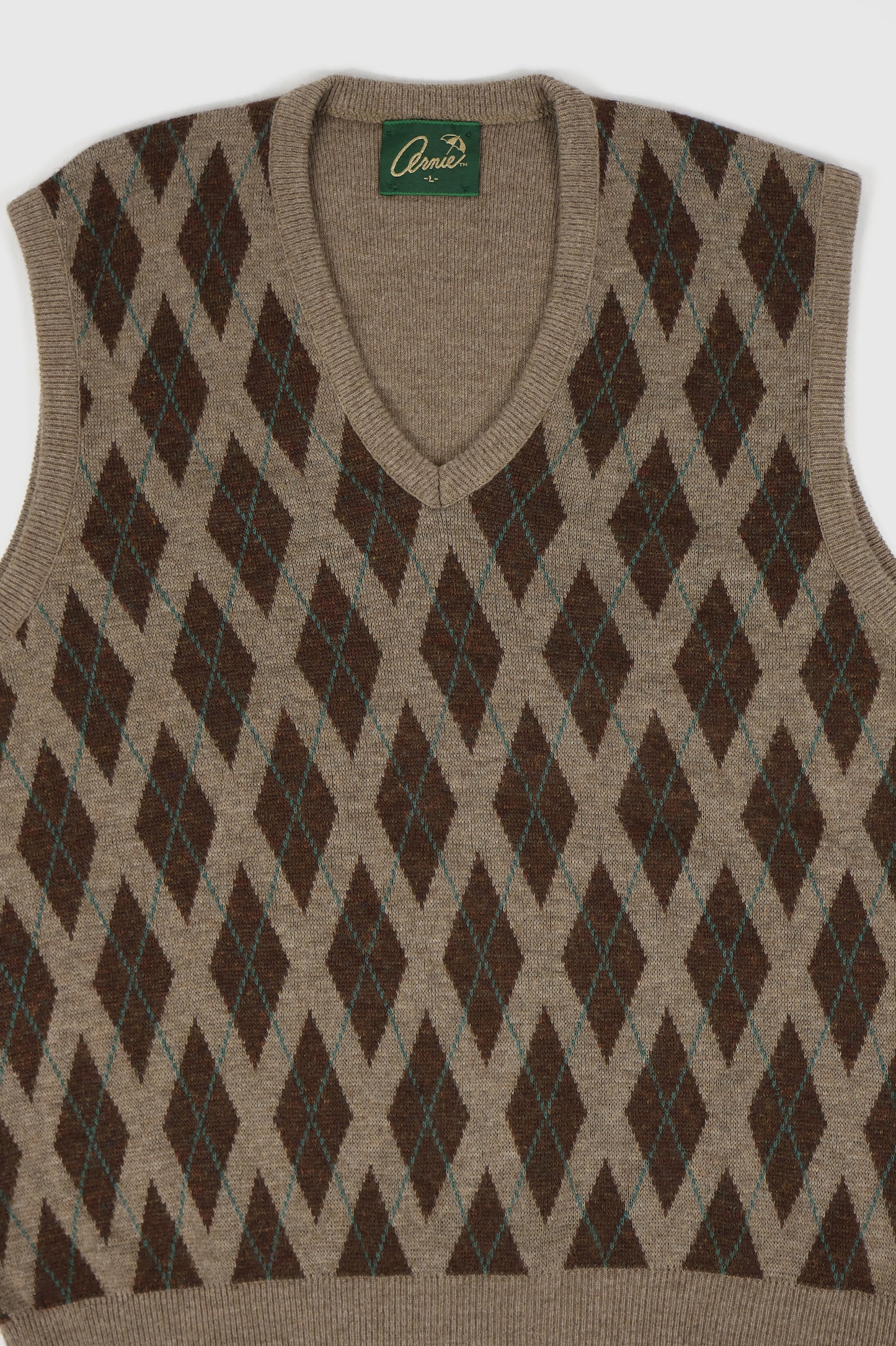 Vintage Argyle Sweater Vest