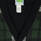 Vintage Green Plaid Sweater Vest Image 3