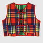Reworked Woolen Plaid Tie Vest 13 Image 0