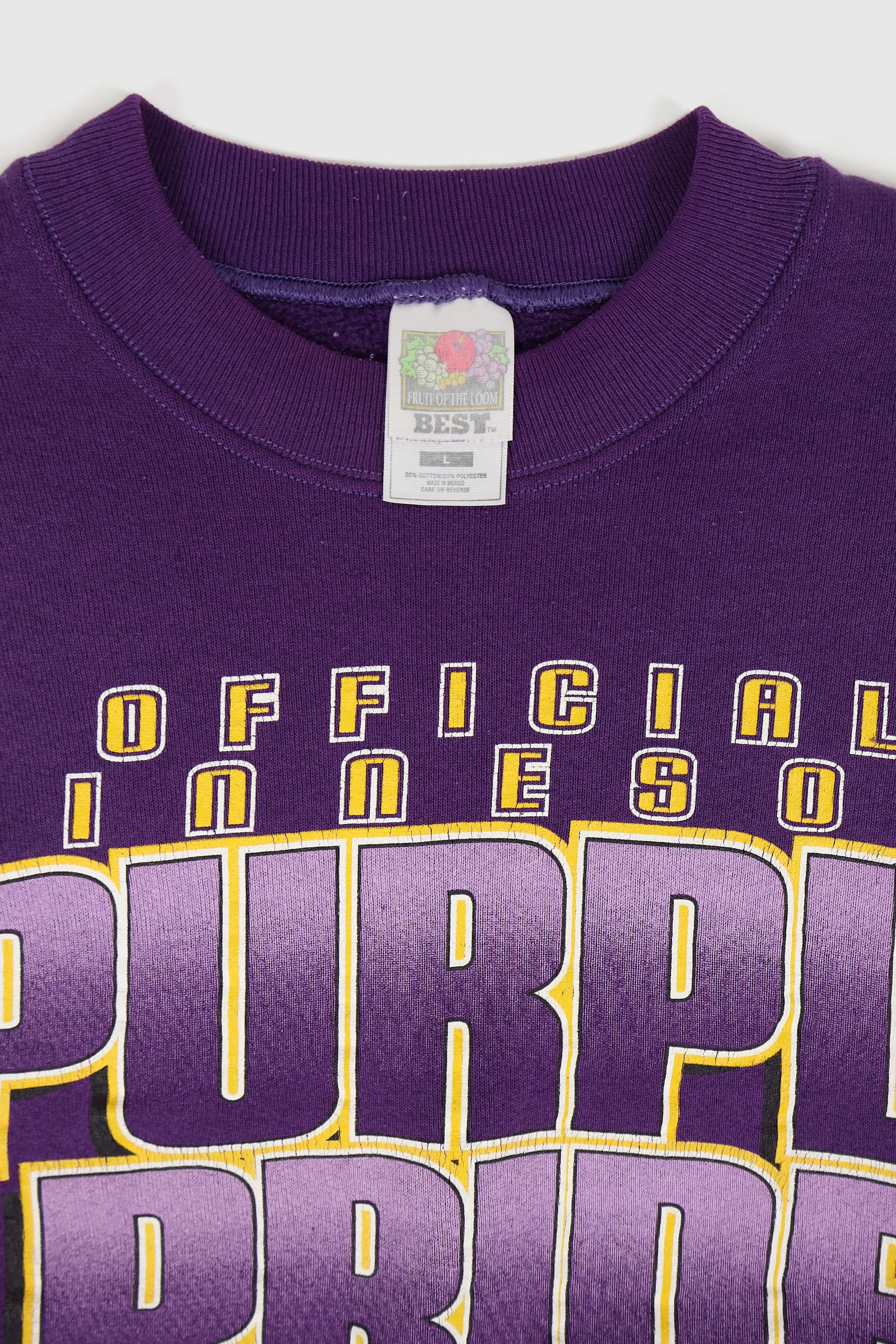 Vintage Minnesota Vikings Purple Pride Crewneck  Image 2