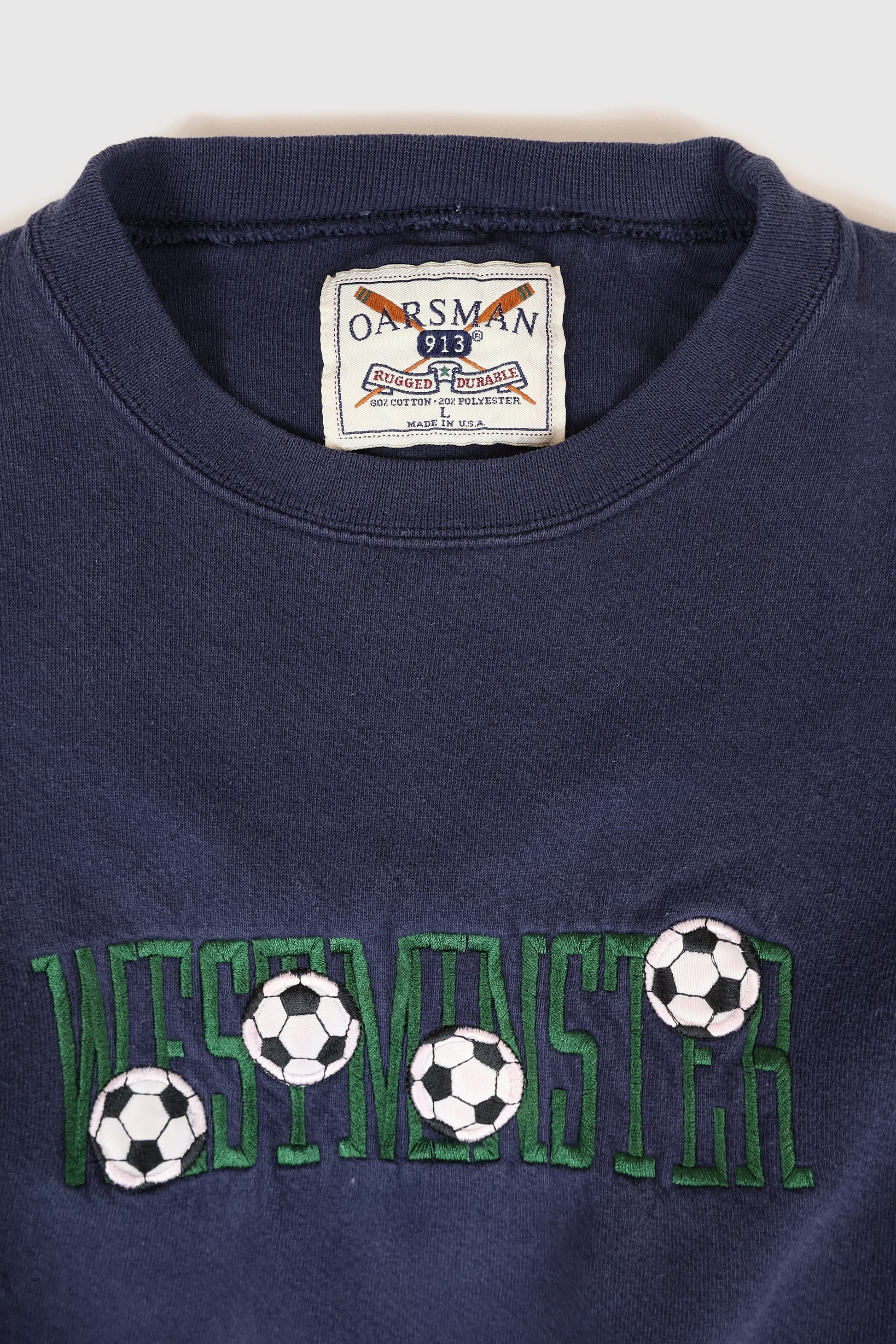 Vintage Westminster Soccer Crewneck Image 2