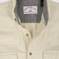 Vintage White Flannel Button-Down Shirt Image 2