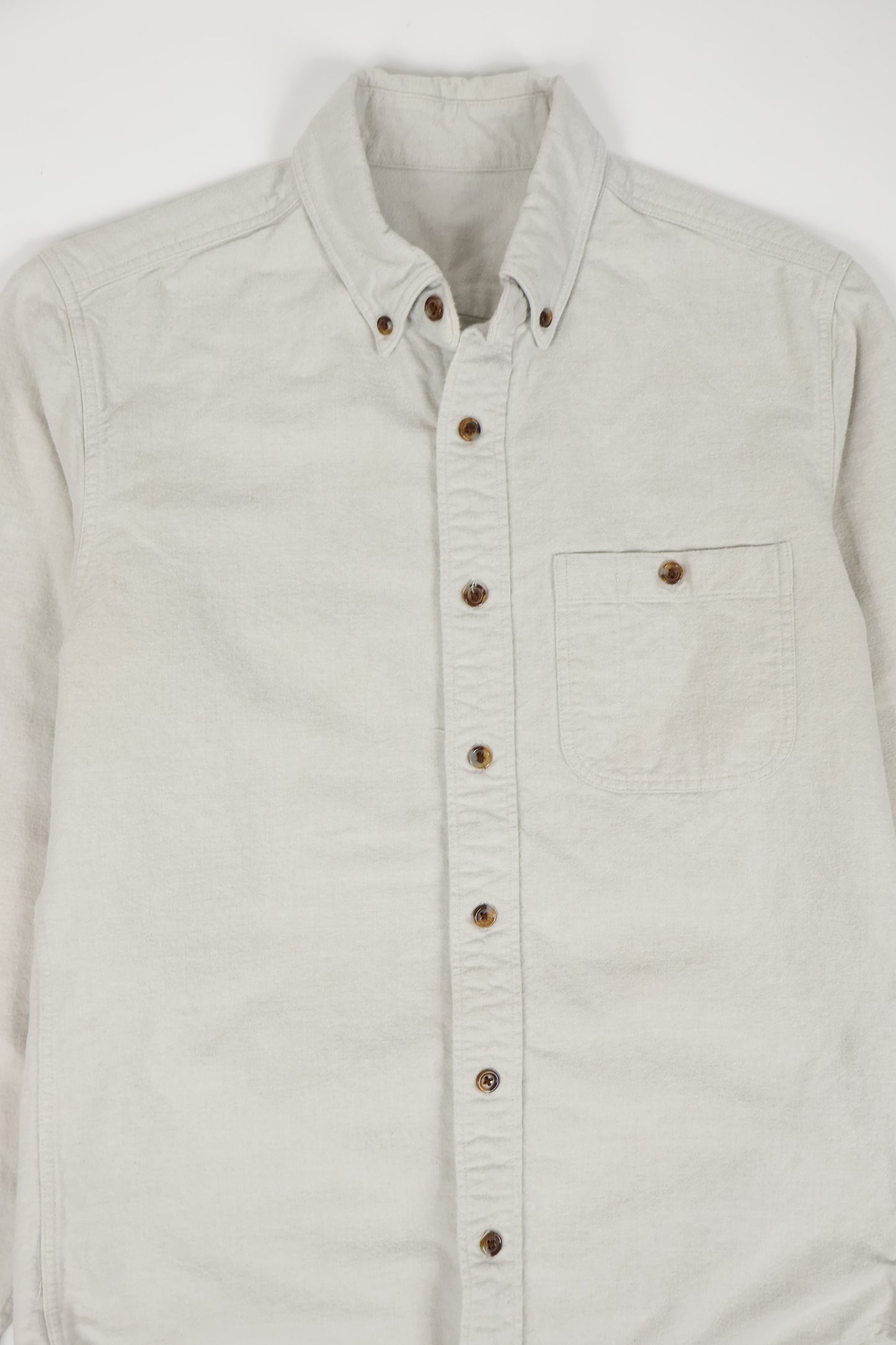 Vintage Elbow Patch Flannel Button-Down Shirt Image 1