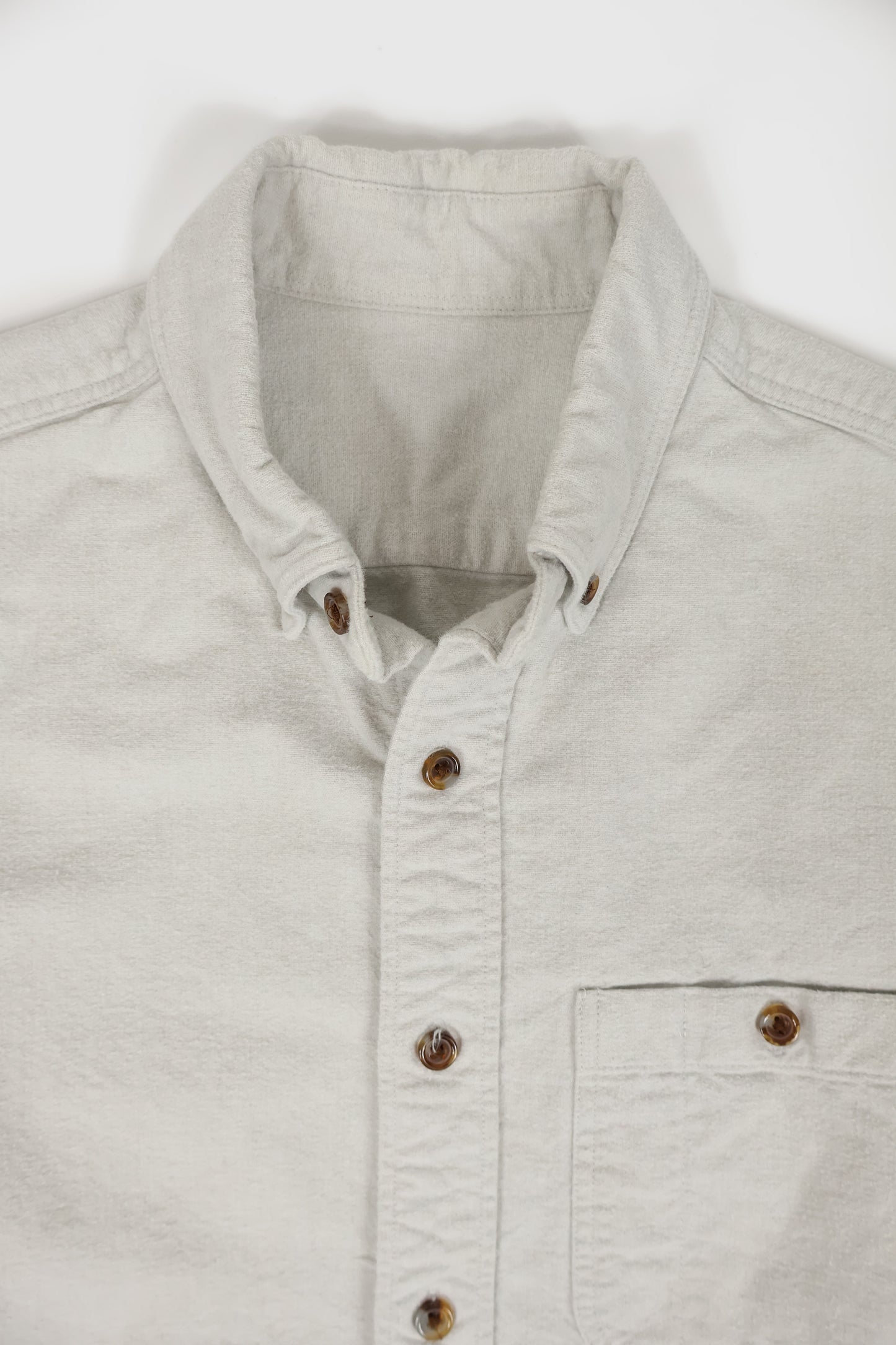 Vintage Elbow Patch Flannel Button-Down Shirt Image 2