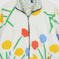 Reworked Flower Pattern Quilt Jacket
