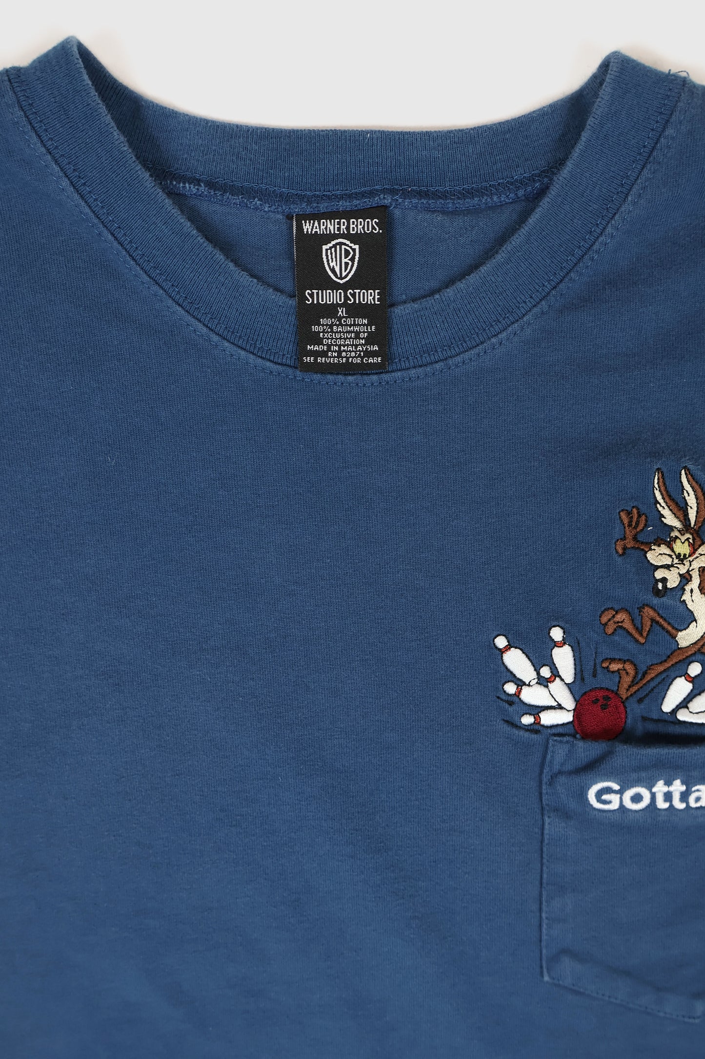Vintage Embroidered Wile E. Coyote Tee