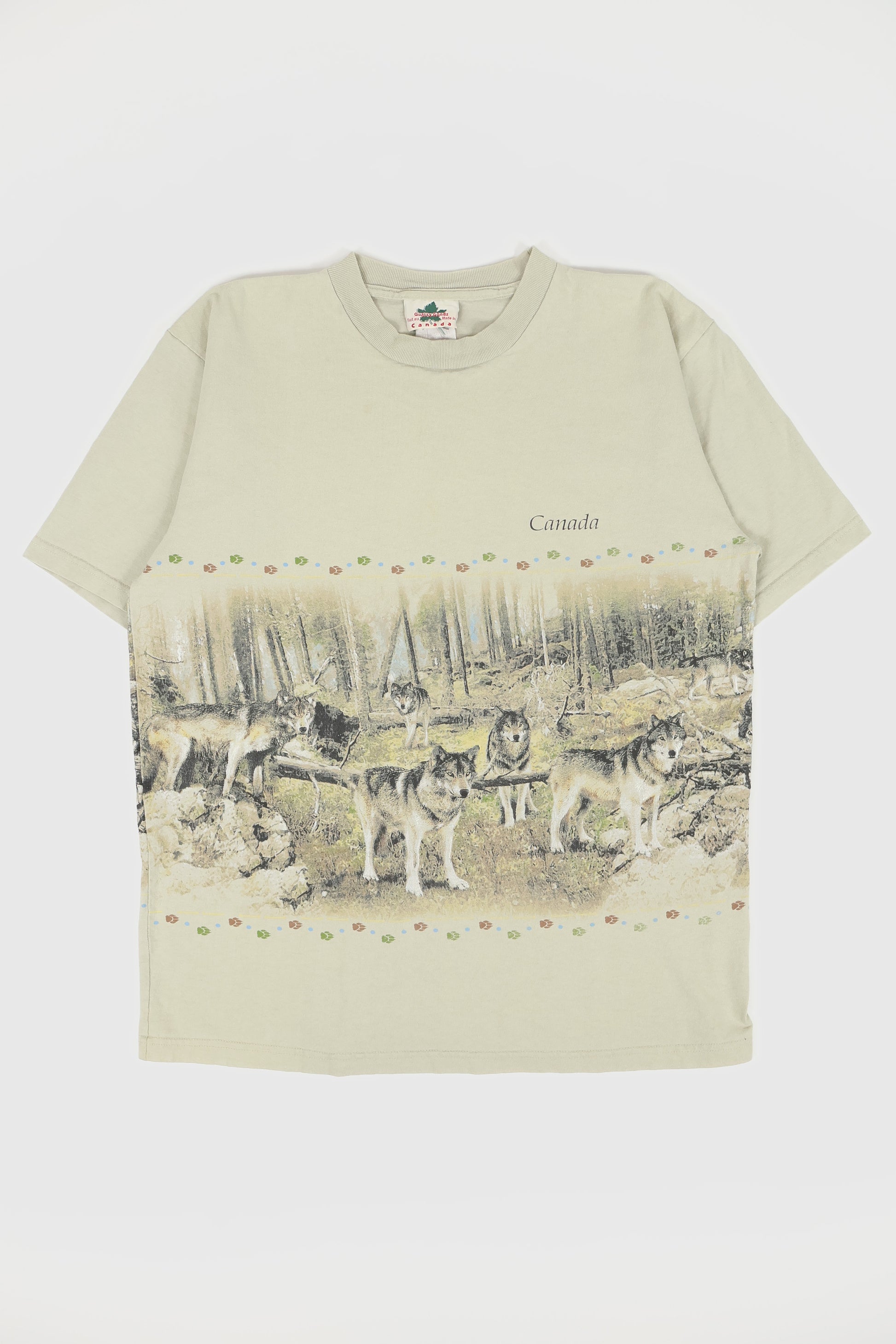 Vintage Canada Wolf Tee Image 0