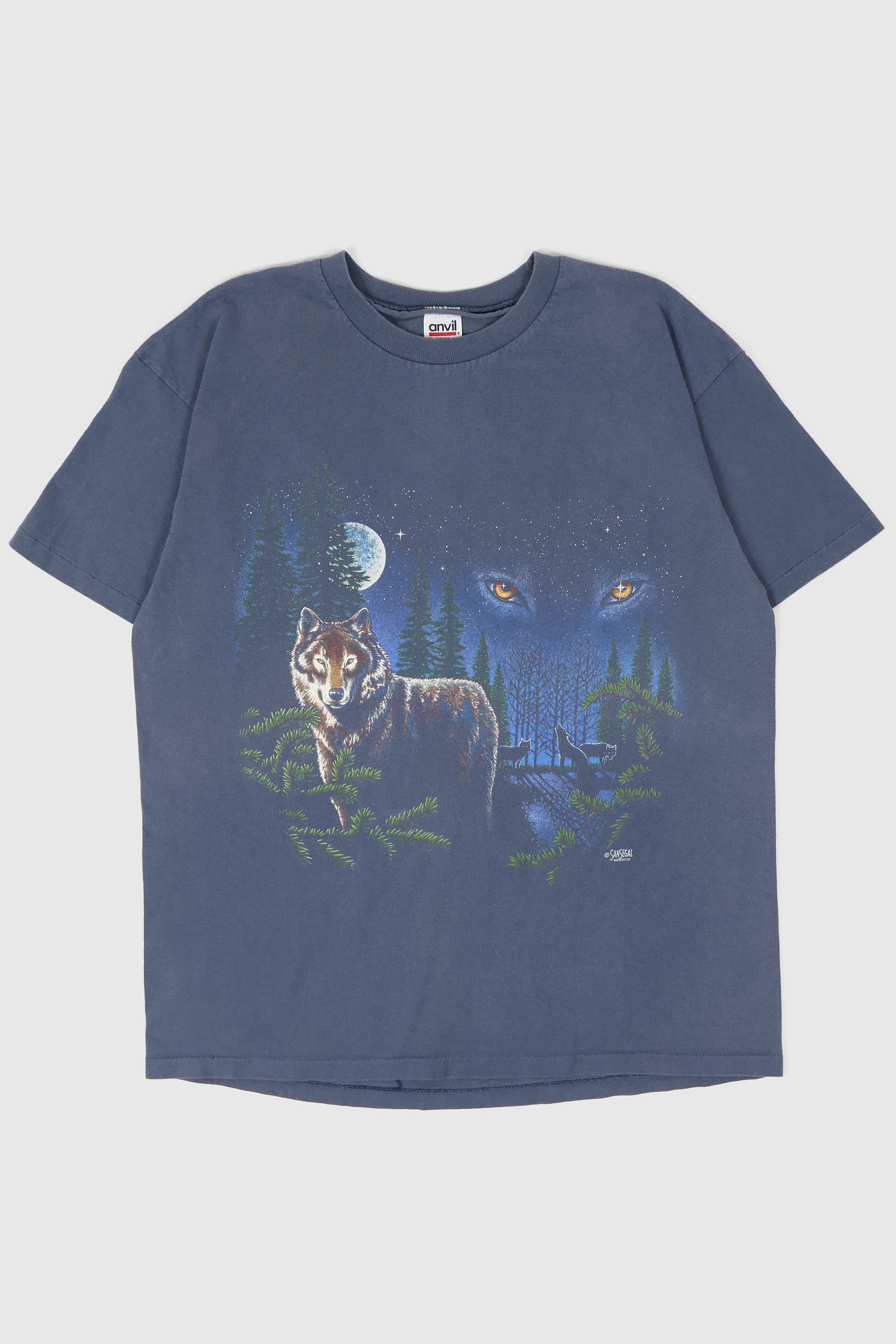 Vintage Faded Wolf Tee Image 0