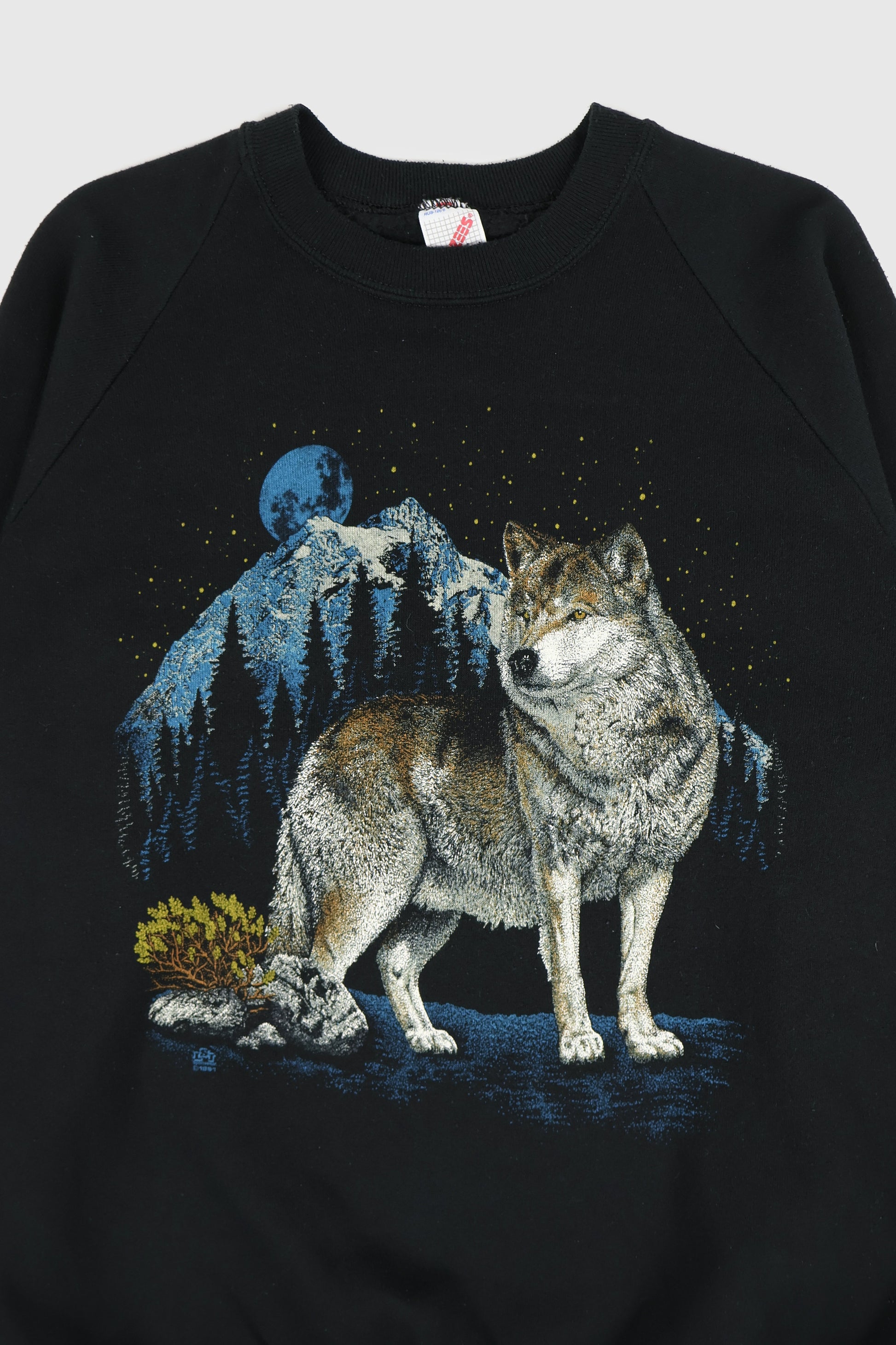 Vintage Wolf Crewneck Image 1