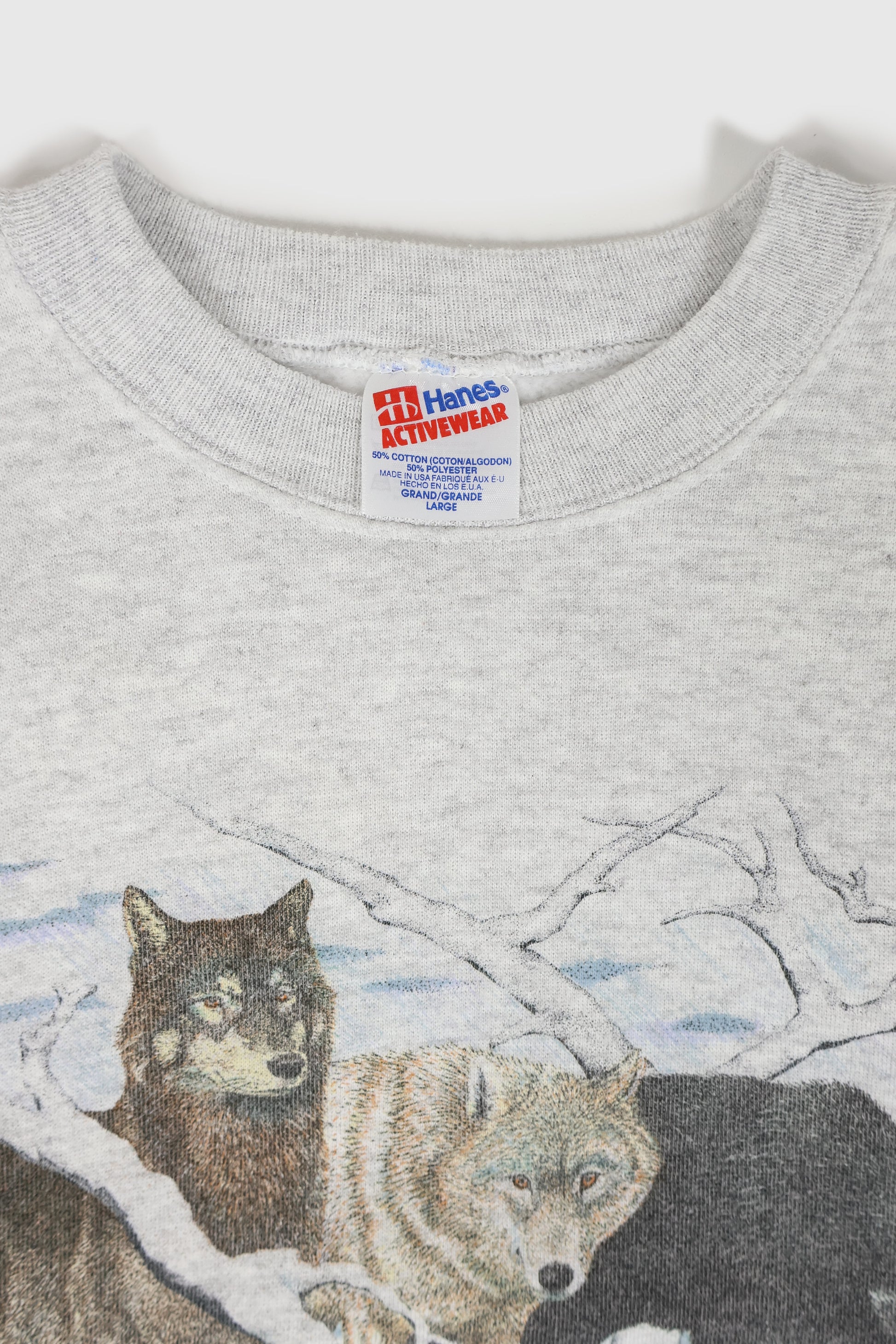 Vintage Wolf Crewneck Image 2