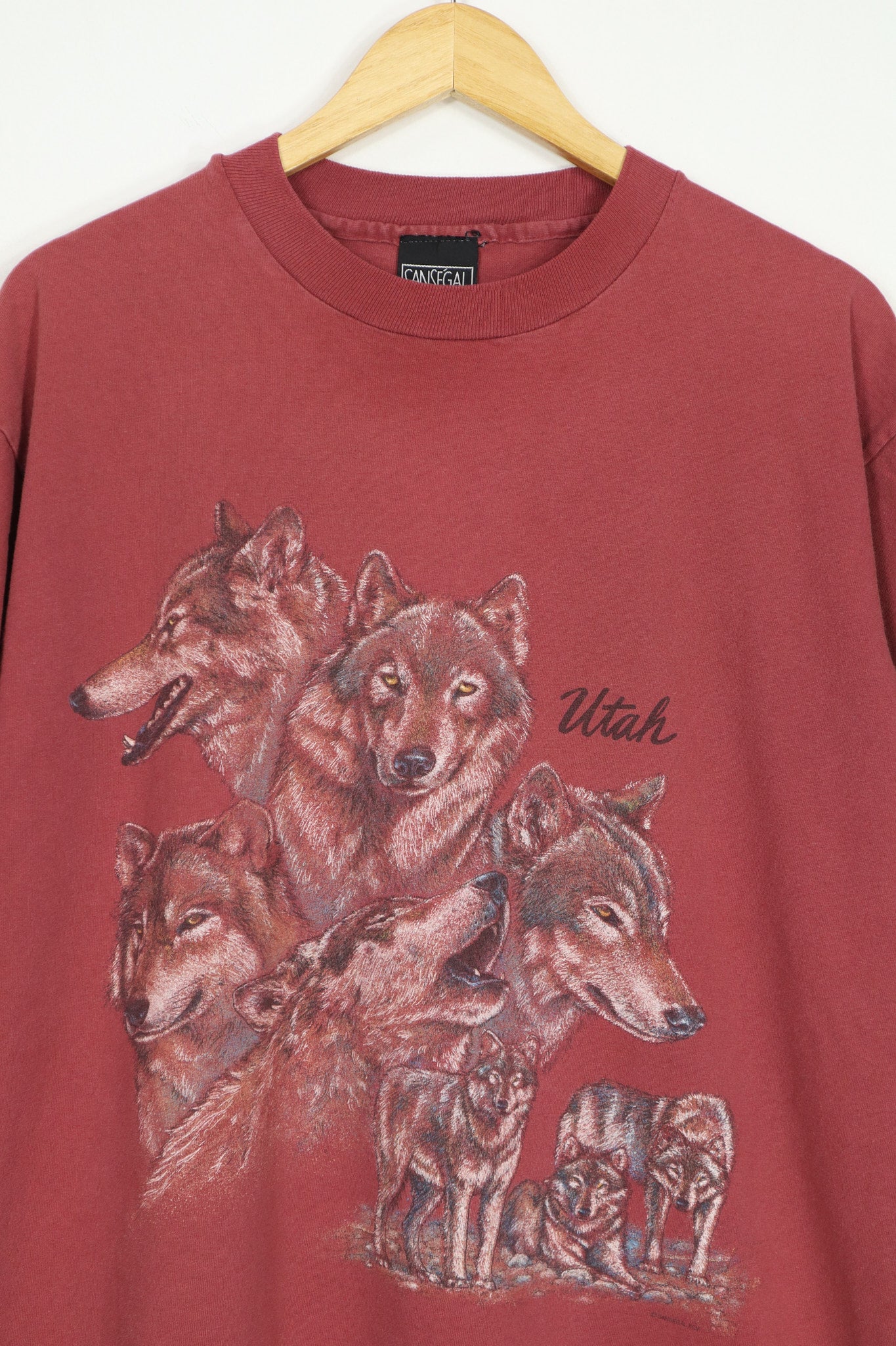 Vintage Utah Wolves Tee